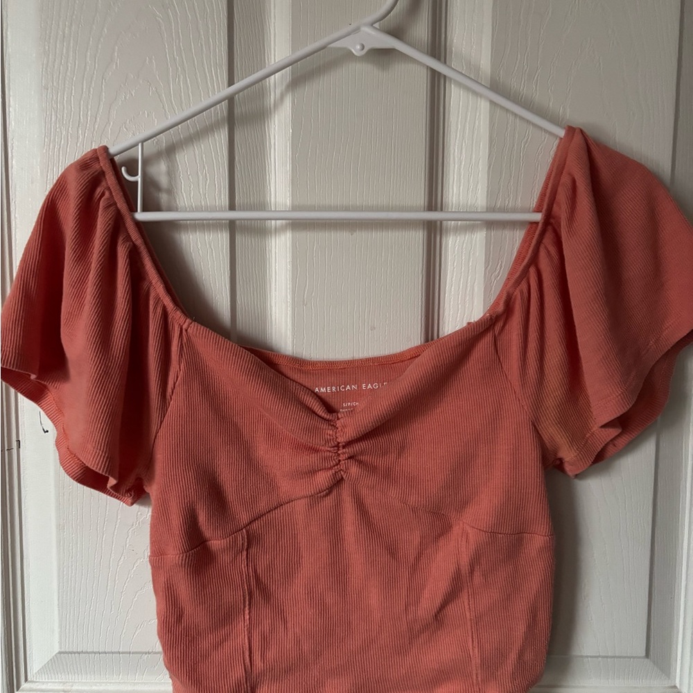American Eagle Outfitters Coral Women's Top
